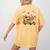 Teacher Halloween School Bus Driver Cute Ghost Witch Party Women's Comfort Colors T-Shirt Back Print Mustard