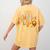 Teacher Life Back To School It's A Great A Day To Be A Lion Women's Comfort Colors T-Shirt Back Print Mustard