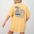 This Teacher Loves Her Police Officer Wife Saying Women's Comfort Colors T-Shirt Back Print Mustard