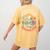 Teacher Retirement Shirts 2026 Goodbye Lesson Hello Freedom Women's Comfort Colors T-Shirt Back Print Mustard