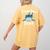 Teacher Shark Teacher For Men Women Women's Comfort Colors T-Shirt Back Print Mustard