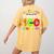 My Teacher Survived 100 Days Of Me 100 Days Of School Women's Comfort Colors T-Shirt Back Print Mustard
