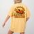 Teacher All Teachers Love Brains Halloween Party Women's Comfort Colors T-Shirt Back Print Mustard Teacher All Teachers Love Brains Halloween Party Women's Comfort Colors T-Shirt Back Print Mustard