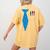 Teacher Tie & Pocket Protector Costume School Women's Comfort Colors T-Shirt Back Print Mustard Teacher Tie & Pocket Protector Costume School Women's Comfort Colors T-Shirt Back Print Mustard