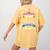 Teacher Tiny Human Tamer This My Circus These Are My Monkeys Women's Comfort Colors T-Shirt Back Print Mustard