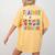 Teacher Of Tiny Superheroes Women's Comfort Colors T-Shirt Back Print Mustard Teacher Of Tiny Superheroes Women's Comfort Colors T-Shirt Back Print Mustard