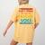 Teacher Voice Teacherlife Primary School Teacher Women's Comfort Colors T-Shirt Back Print Mustard