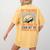 My Teacher Was Wrong I Get Paid To Stare Out The Window Women's Comfort Colors T-Shirt Back Print Mustard