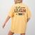 Teacher Y'All Gonna Learn Today First Day Of School Teacher Women's Comfort Colors T-Shirt Back Print Mustard