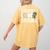 Teachers Love Brains Zombie Halloween Hilarious Women's Comfort Colors T-Shirt Back Print Mustard Teachers Love Brains Zombie Halloween Hilarious Women's Comfort Colors T-Shirt Back Print Mustard