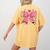 Teaching Is A Work Of Heart Pencil Bow Teacher Valentine Women's Comfort Colors T-Shirt Back Print Mustard Teaching Is A Work Of Heart Pencil Bow Teacher Valentine Women's Comfort Colors T-Shirt Back Print Mustard