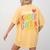 Team Kindergarten Teacher Student Back To School Women's Comfort Colors T-Shirt Back Print Mustard