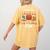 Test Day State Football Tackle Testing Day Sports Teacher Women's Comfort Colors T-Shirt Back Print Mustard