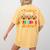 Thankful For My 3rd Grade Turkeys Thanksgiving Teacher Kids Women's Comfort Colors T-Shirt Back Print Mustard Thankful For My 3rd Grade Turkeys Thanksgiving Teacher Kids Women's Comfort Colors T-Shirt Back Print Mustard