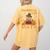 Thankful Math Turkey Teacher Happy Thanksgiving Women's Comfort Colors T-Shirt Back Print Mustard