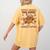 Thanksgiving Grammar Thankful English Teacher Fall Turkey Women's Comfort Colors T-Shirt Back Print Mustard