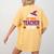 Tired Teacher Costume For Halloween Teachers Women's Comfort Colors T-Shirt Back Print Mustard