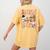 Tis The Season For Inclusion Christmas Sped Teacher Women's Comfort Colors T-Shirt Back Print Mustard