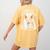 Today Is A Boston Terrier Day Cute Dog Lover Cartoon Women's Comfort Colors T-Shirt Back Print Mustard