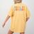 Toddler Teacher Retro Groovy Women Happy First Day Of School Women's Comfort Colors T-Shirt Back Print Mustard