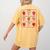Transitional Kindergarten Is My Jam Strawberry TK Teacher Women's Comfort Colors T-Shirt Back Print Mustard