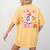 Trick Or Teach Halloween Teacher Floral Ghost Groovy Women's Comfort Colors T-Shirt Back Print Mustard Trick Or Teach Halloween Teacher Floral Ghost Groovy Women's Comfort Colors T-Shirt Back Print Mustard