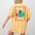 Trick Or Teach Neon Ghost Flower Teacher Spooky Halloween Women's Comfort Colors T-Shirt Back Print Mustard Trick Or Teach Neon Ghost Flower Teacher Spooky Halloween Women's Comfort Colors T-Shirt Back Print Mustard