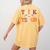 Trick Or Teach Teacher Halloween Costume Men Women Women's Comfort Colors T-Shirt Back Print Mustard
