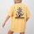 Ugly Sweater Christmas Tree Boston Terrier Dog Xmas Pajama Women's Comfort Colors T-Shirt Back Print Mustard
