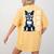 USA Flag Boston Terrier Best Dog Mom Ever 2025 Women's Comfort Colors T-Shirt Back Print Mustard