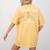 I Want To Be A Schwa It's Never Stressed Reading Teacher Women's Comfort Colors T-Shirt Back Print Mustard