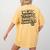 Weird Teachers Build Character School Pun Women's Comfort Colors T-Shirt Back Print Mustard