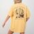 Weird Teachers Build Character Skeleton Book Halloween Women Women's Comfort Colors T-Shirt Back Print Mustard