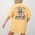You Make The Whole Class Shimmer Teacher Era Back To School Women's Comfort Colors T-Shirt Back Print Mustard