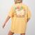 Wildflower 4th Fourth Grade Floral Back To School Teacher Women's Comfort Colors T-Shirt Back Print Mustard