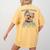 Yorkshire Terrier Yorkie Dog Professional Human Trainer Women's Comfort Colors T-Shirt Back Print Mustard