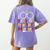 100 Days Of Mischief Managed Teacher Kid 100th Day Of School Women's Comfort Colors T-Shirt Back Print Violet 100 Days Of Mischief Managed Teacher Kid 100th Day Of School Women's Comfort Colors T-Shirt Back Print Violet
