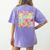 100 Days Of School Preppy 100th Day Of School Teacher Kids Women's Comfort Colors T-Shirt Back Print Violet 100 Days Of School Preppy 100th Day Of School Teacher Kids Women's Comfort Colors T-Shirt Back Print Violet