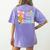 100 Days Of School Preppy 100th Day Of School Teachers Girls Women's Comfort Colors T-Shirt Back Print Violet 100 Days Of School Preppy 100th Day Of School Teachers Girls Women's Comfort Colors T-Shirt Back Print Violet
