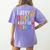 100 Days Of School Teacher And Student Women's Comfort Colors T-Shirt Back Print Violet 100 Days Of School Teacher And Student Women's Comfort Colors T-Shirt Back Print Violet