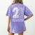 2nd Grade Typography Team 2nd Grade Teacher Back To School Women's Comfort Colors T-Shirt Back Print Violet 2nd Grade Typography Team 2nd Grade Teacher Back To School Women's Comfort Colors T-Shirt Back Print Violet