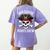 3rd Grade Pirate Crew Halloween Costume Student Teacher Women's Comfort Colors T-Shirt Back Print Violet