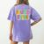 4th Grade Back To School Dalmatian Dots Teacher Student Women's Comfort Colors T-Shirt Back Print Violet 4th Grade Back To School Dalmatian Dots Teacher Student Women's Comfort Colors T-Shirt Back Print Violet