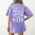 5 Out Of 4 People Struggle With Math Teacher Science Women's Comfort Colors T-Shirt Back Print Violet