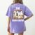5K Boo Crew Halloween Teacher K5 Floral Ghost Trick Or Teach Women's Comfort Colors T-Shirt Back Print Violet 5K Boo Crew Halloween Teacher K5 Floral Ghost Trick Or Teach Women's Comfort Colors T-Shirt Back Print Violet