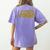 6 7 Leopard Pattern Meme Square Root 4489 Slang Math Teacher Women's Comfort Colors T-Shirt Back Print Violet