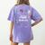 60 Year Old Math Teacher Square Root Of 3600 60th Birthday Women's Comfort Colors T-Shirt Back Print Violet