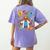 67 Chemistry Science Teacher Periodic Table Thanksgiving Women's Comfort Colors T-Shirt Back Print Violet