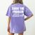 67 Meme Math Six Seven Teacher Brainrot Joke Women's Comfort Colors T-Shirt Back Print Violet