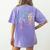 67 Music Meme Slang Six Seven Music Teacher Musician Women's Comfort Colors T-Shirt Back Print Violet